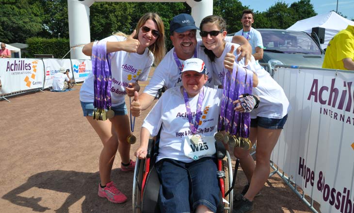 9. Hope & Possibility Run für Läufer mit und ohne Handicap am Sonntag, 09. Juli 2023, ab 10.15 Uhr, im Münchner Ostpark   (©Foto: Veranstalter)